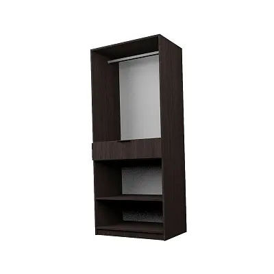 картинка Шкаф ЭКОН распашной 2-х дверный с ящиком со штангой с 2-мя зеркалами от магазина КУПИ КУПЕ